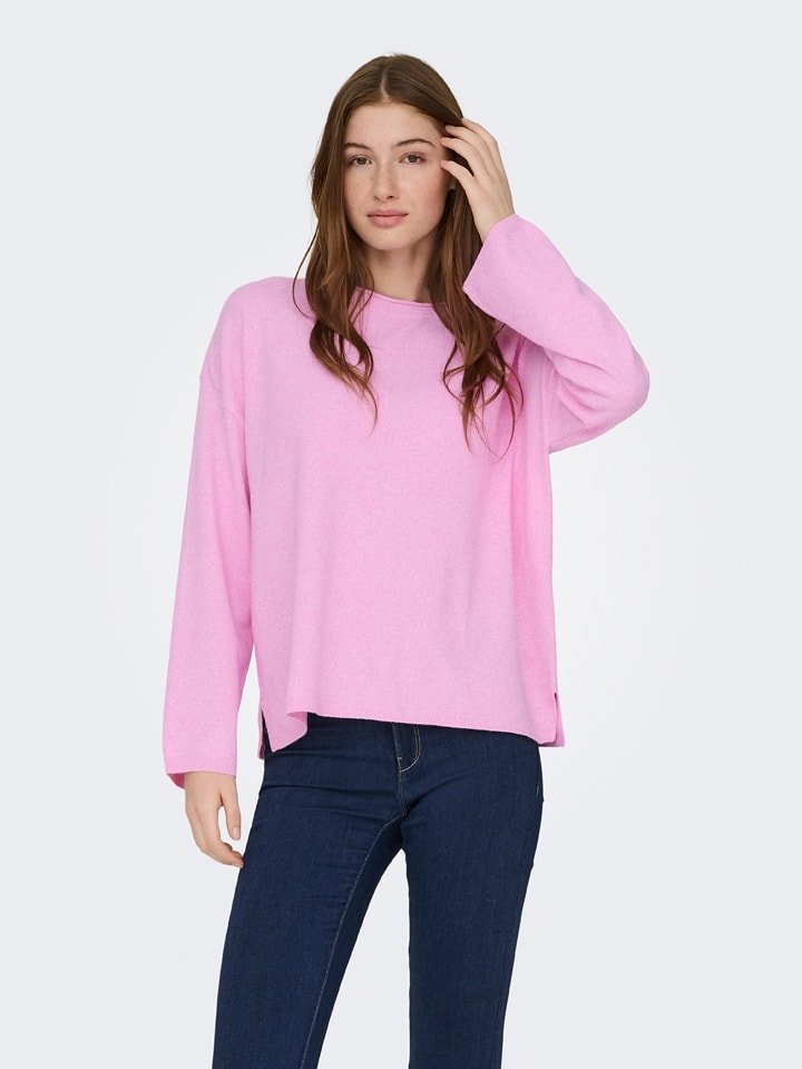ONLY Sweter w kolorze jasnoróżowym