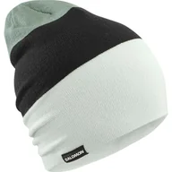 Czapki damskie - Czapka zimowa SALOMON FLATSPIN REVERSIBLE BEANI LC2302600 – Szary - miniaturka - grafika 1