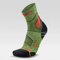 Skarpetki i podkolanówki sportowe - Skarpety UYN MAN RUN TRAIL CHALLENGE Yellow Fluo Melange/Red - miniaturka - grafika 1