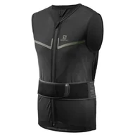 Sporty zimowe - akcesoria - OCHRANIACZ NA KRĘGOSŁUP SALOMON BACK PROTE FLEXCELL LIGHT VEST BLACK L40863500 – Czarny - miniaturka - grafika 1