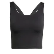 Biustonosze - adidas Damski biustonosz dla dorosłych All Me Medium Support Bra Tank S czarny - miniaturka - grafika 1