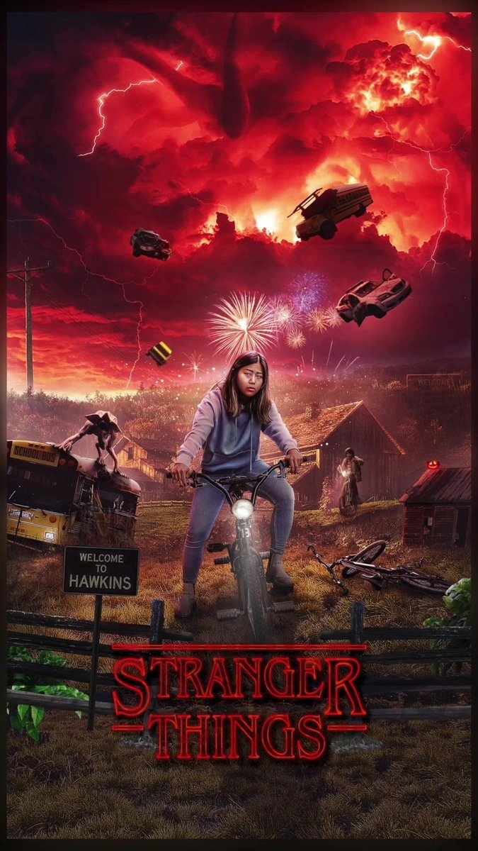 PODKŁADKA POD MYSZ Nadruk 22x18 cm Oryginalny Stranger Things 4 Prezent