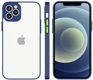 Hurtel Milky Case silikonowe elastyczne półprzezroczyste etui do iPhone 11 Pro Max granatowy - Etui i futerały do telefonów - miniaturka - grafika 1