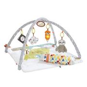 Maty edukacyjne - Fisher Price Mata Edukacyjna Sensoryczna Deluxe GKD45 - miniaturka - grafika 1