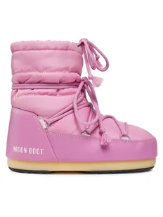 Moon Boot Śniegowce Light Low Nylon 14600100004 Różowy - Śniegowce damskie - miniaturka - grafika 1