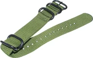 Akcesoria do smartwatchy - Tekla Zielony nylonowy pasek do zegarka 20 mm Tekla NS9.20 Zulu - miniaturka - grafika 1