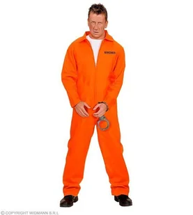 Strój więzień amerykański, rozmiar m - Stroje karnawałowe - miniaturka - grafika 1