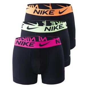 Męskie Bokserki NIKE TRUNK 3PK 0000KE1156BAV – Brązowy - Majtki męskie - miniaturka - grafika 1