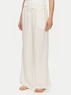 Piżamy damskie - Tommy Hilfiger Spodnie piżamowe UW0UW05230 Écru Relaxed Fit - miniaturka - grafika 1