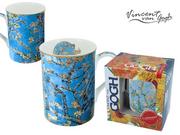 Kubki - Kubek porcelanowy Van Gogh Almond Blossom Prezent - miniaturka - grafika 1