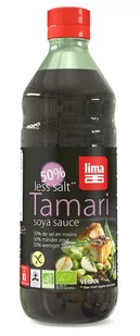 LIMA (makrobiotyka, kawy zbożowe, musli) SOS SOJOWY TAMARI 50% MNIEJ SOLI BEZGLUTENOWY BIO 500 ml - LIMA BP-5411788048286 - Kuchnie świata - miniaturka - grafika 1