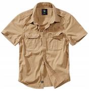 Koszule męskie - Koszula Brandit Vintage Shirt shortsleeve camel 5XL - miniaturka - grafika 1