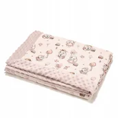 Koce i narzuty dla dzieci - La Millou Lekki Koc Minky - XL - Rossie - miniaturka - grafika 1