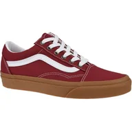 Trampki damskie - Buty Vans Old Skool VN0A4U3BWZ0 czerwone - miniaturka - grafika 1