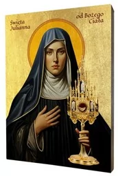 Ikona Świętej Julianny od Bożego Ciała - Ikony i obrazy sakralne - miniaturka - grafika 1