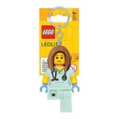 Breloczki dla dzieci - Brelok LEGO Pielęgniarka LGL-KE156 z latarką - miniaturka - grafika 1