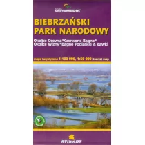 Cartomedia Biebrzański Park Narodowy mapa turystyczna 1:100 000 - CartoMedia - Atlasy i mapy - miniaturka - grafika 1