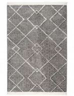 Dywany - MULTI-DECOR Dywan Geometria szary 67 x 120 cm - miniaturka - grafika 1