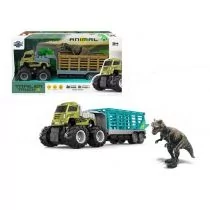 Ciężarówka z lawetą i dinozaurem mix Pro Kids - Samochody i pojazdy dla dzieci - miniaturka - grafika 1