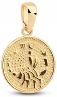 Wisiorki - ZŁOTA ZAWIESZKA ZNAK ZODIAKU SKORPION 585 - miniaturka - grafika 1