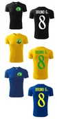 Koszulki sportowe męskie - Treningowa Koszulka BRASIL Guimaraes BRUNO G. 8 - miniaturka - grafika 1
