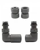 Zawory i kraniki - Zawór regulacyjny Vision grafit strukturalny lewy GW1/2 - miniaturka - grafika 1