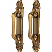 Zawiasy, okucia i inne akcesoria - Klamka do drzwi - do szuflad, szafek - stop cynku - 2 sztuki - 165 x 29 x 35 mm - złota - miniaturka - grafika 1