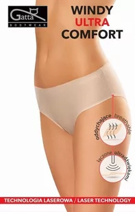 FIGI GATTA BIKINI WINDY ULTRA COMFORT (kolor biały, rozmiar XL) - Majtki damskie - miniaturka - grafika 1