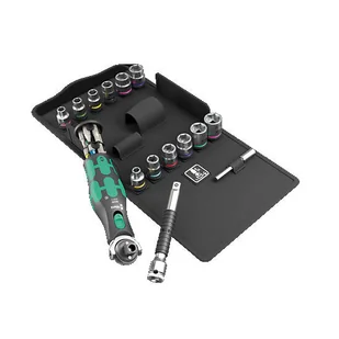 Kompaktowa grzechotka Wera 8009 Zyklop Pocket Set 4 27el. 05004285001 - Zestawy narzędziowe - miniaturka - grafika 1