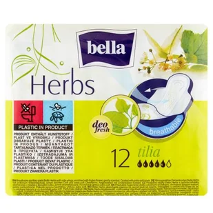 Bella Podpaski Herbs z kwiatem lipy 12 szt. - Podpaski - miniaturka - grafika 2