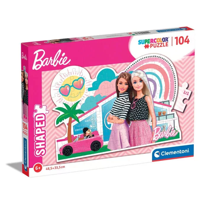 Puzzle Shaped Barbie 104 elementy
