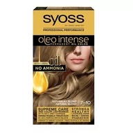 Farby do włosów i szampony koloryzujące - Syoss Oleo Intense 7-10 naturalny blond - miniaturka - grafika 1