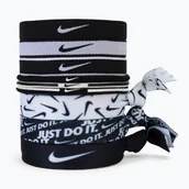Ozdoby do włosów - Opaska na głowę Nike Mixed Hairbands x 9 black/white - miniaturka - grafika 1