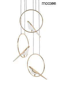 MOOSEE lampa wisząca BIRD DISC złota - Lampy sufitowe - miniaturka - grafika 1