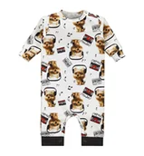 Pajacyki dla niemowląt - Ewa Collection, Pajac niemowlęcy, Happy Dog, rozmiar 62 - miniaturka - grafika 1