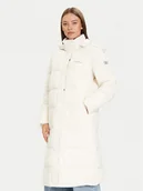 Płaszcze damskie - Guess Jeans Płaszcz zimowy W4BL26 WGII2 Beżowy Regular Fit - miniaturka - grafika 1