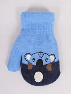 Rękawiczki dla dzieci - Rękawiczki Dziecięce Zimowe dla Dzieci Chłopięce z Jednym Palcem 16 cm - miniaturka - grafika 1