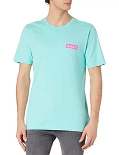 Hurley Męska koszula M Evd WSH OAO Boxed Solid Fb Ss wielokolorowa Tropical Twist S DB3924 - Koszule męskie - miniaturka - grafika 1