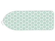 Akcesoria i części do żelazek - AQUAPUR AQUAPUR Pokrowiec na deskę do prasowania, 1 sztuka (Wzór/zielony) 4055334260169 - miniaturka - grafika 1