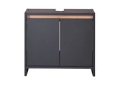 Szafki łazienkowe - LIVARNO home Szafka pod umywalkę Oslo, antracyt - miniaturka - grafika 1