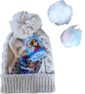 Czapka dziecięca Disney Frozen z pomponem zimowa - Czapki dla dzieci - miniaturka - grafika 1