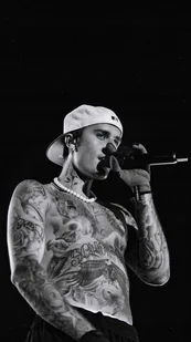 PODKŁADKA POD MYSZ Nadruk 22x18 cm Justin Bieber Piosenkarz Tekst Prezent - Podkładki pod mysz - miniaturka - grafika 1
