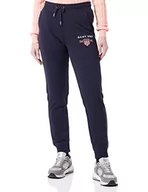 Spodnie damskie - GANT Damskie spodnie dresowe D1. Banner Shield Sweat Pants spodnie rekreacyjne, niebieski (Evening Blue), standard - miniaturka - grafika 1
