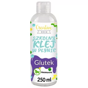 Creative Deco Klej w płynie przezroczysty do slime szkolny 250 ml - Przybory szkolne - miniaturka - grafika 1