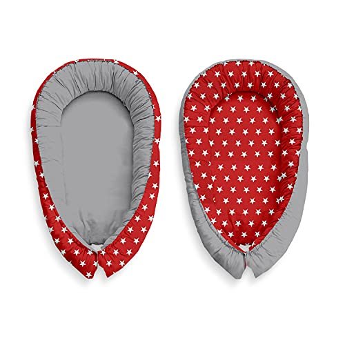 KOSPU Wielofunkcyjne Gniazdo Niemowlęce, kokon, 100% bawełna Anty-alergiczny, Wielobarwny