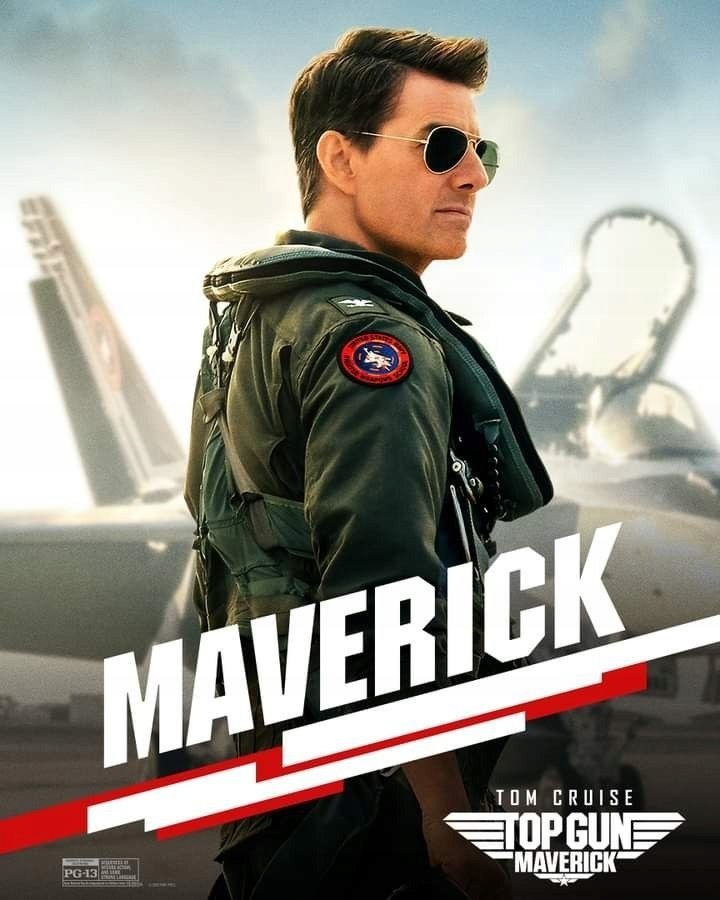 PODKŁADKA POD MYSZ Z Nadrukiem 22x18 cm TOP GUN Maverick Tom Cruise Prezent