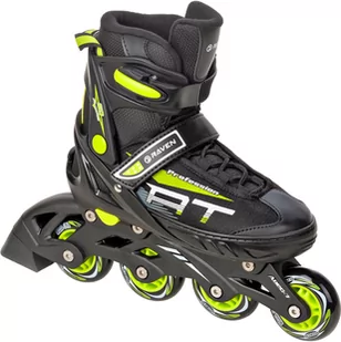 Rolki Raven Profession Black/Lime 38-42 Kauczuk - Rolki - miniaturka - grafika 1