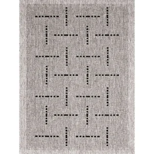 Dywan Floorlux srebrny/czarny 20008, 60 x 110 cm - Dywany - miniaturka - grafika 1