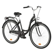 Rowery - Indiana Moena S1B 28 cali damski Czarny 2023 - miniaturka - grafika 1