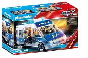Playmobil Miasto Akcji - Police Van with Lights and Sound 70899 - Klocki - miniaturka - grafika 1